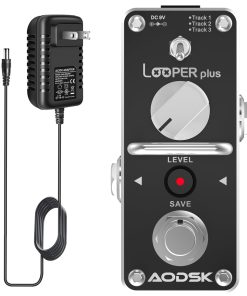 Pedal de Efecto para Guitarra Triple Looper AODSK, 3 Loops