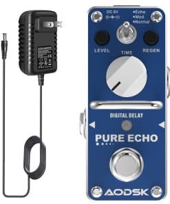 Pedal de Efecto de Retardo AODSK, Retardo Multi Digital,