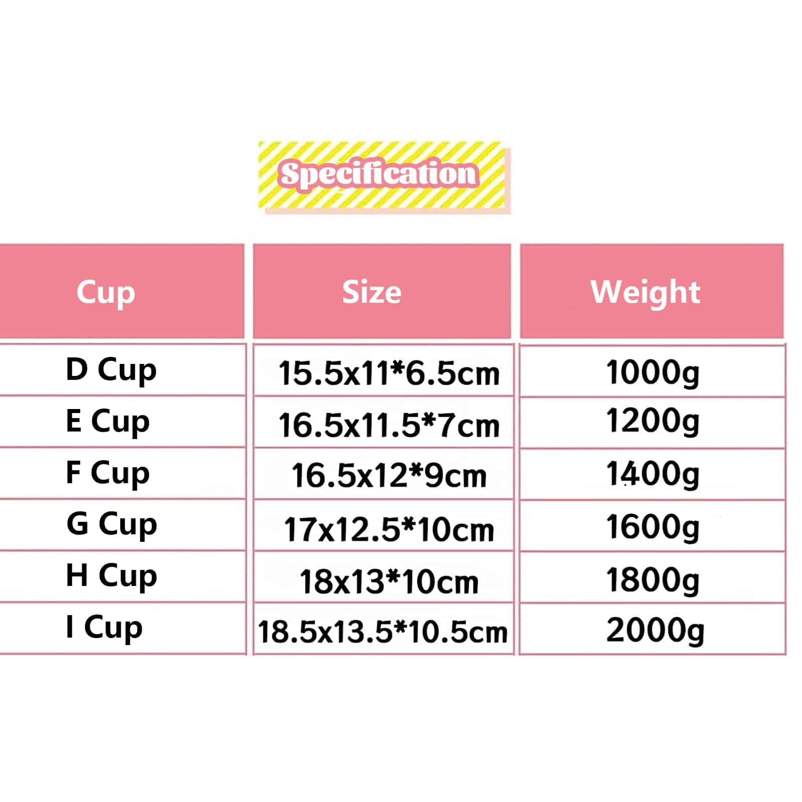 Silicone Breasts for 150 * 50cm Anime Dakimakura Teardrop - Imagen 6