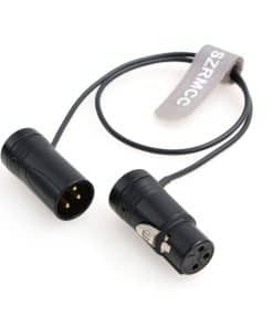 Cable XLR SZRMCC XLR 3 Pin Macho a 3 Pin -Negro