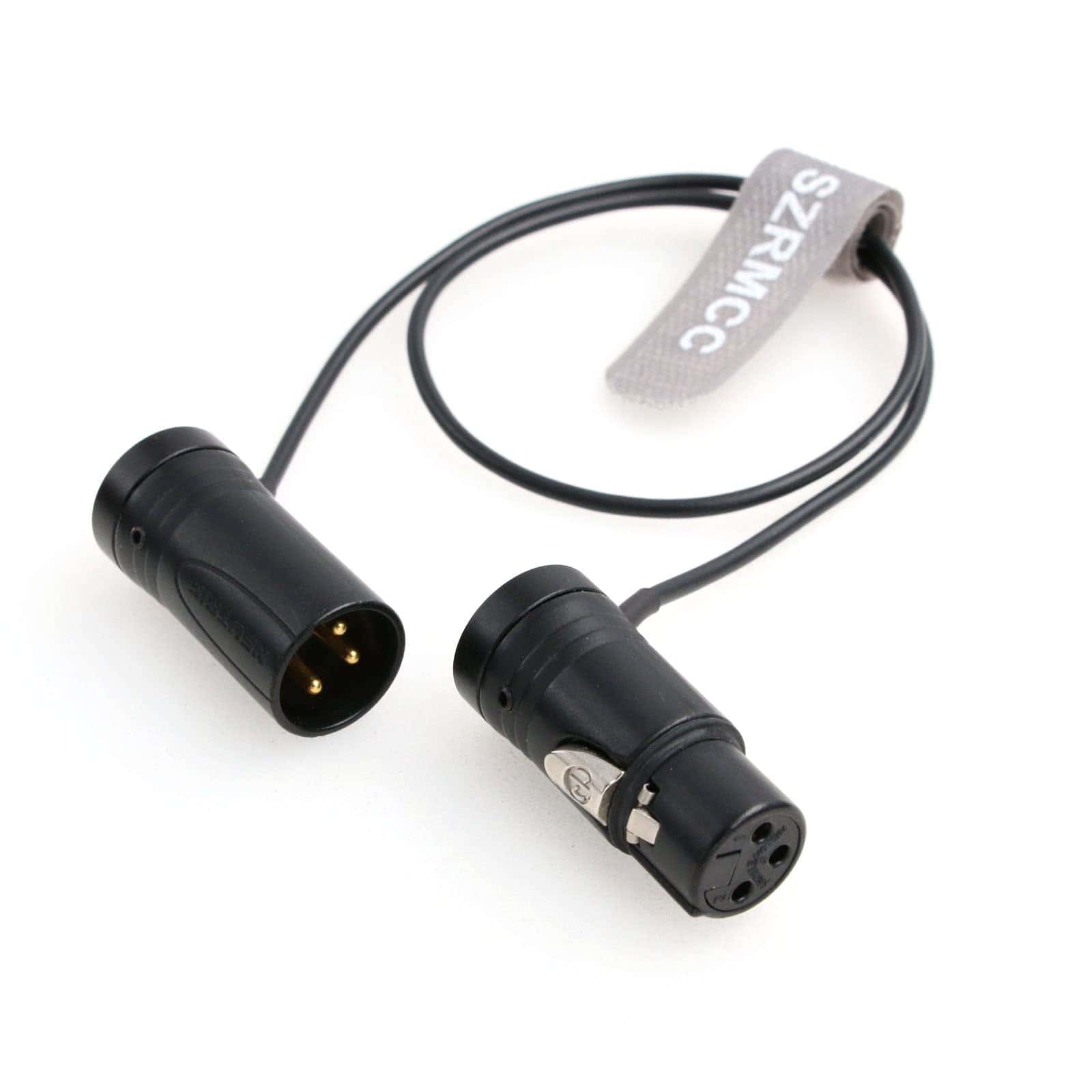 Cable XLR SZRMCC XLR 3 Pin Macho a 3 Pin -Negro