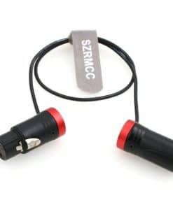 Cable XLR SZRMCC XLR 3 Pin Macho a 3 Pin -Rojo