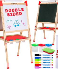 Caballete de Arte Blue Squid para Niños - -Rojo