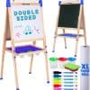Caballete de Arte Azul para Niños - Caballete de Pintura de