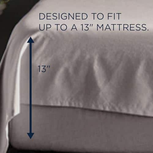 Set de Sábanas TEMPUR ProAir Cool Gray - Cal King - Imagen 11