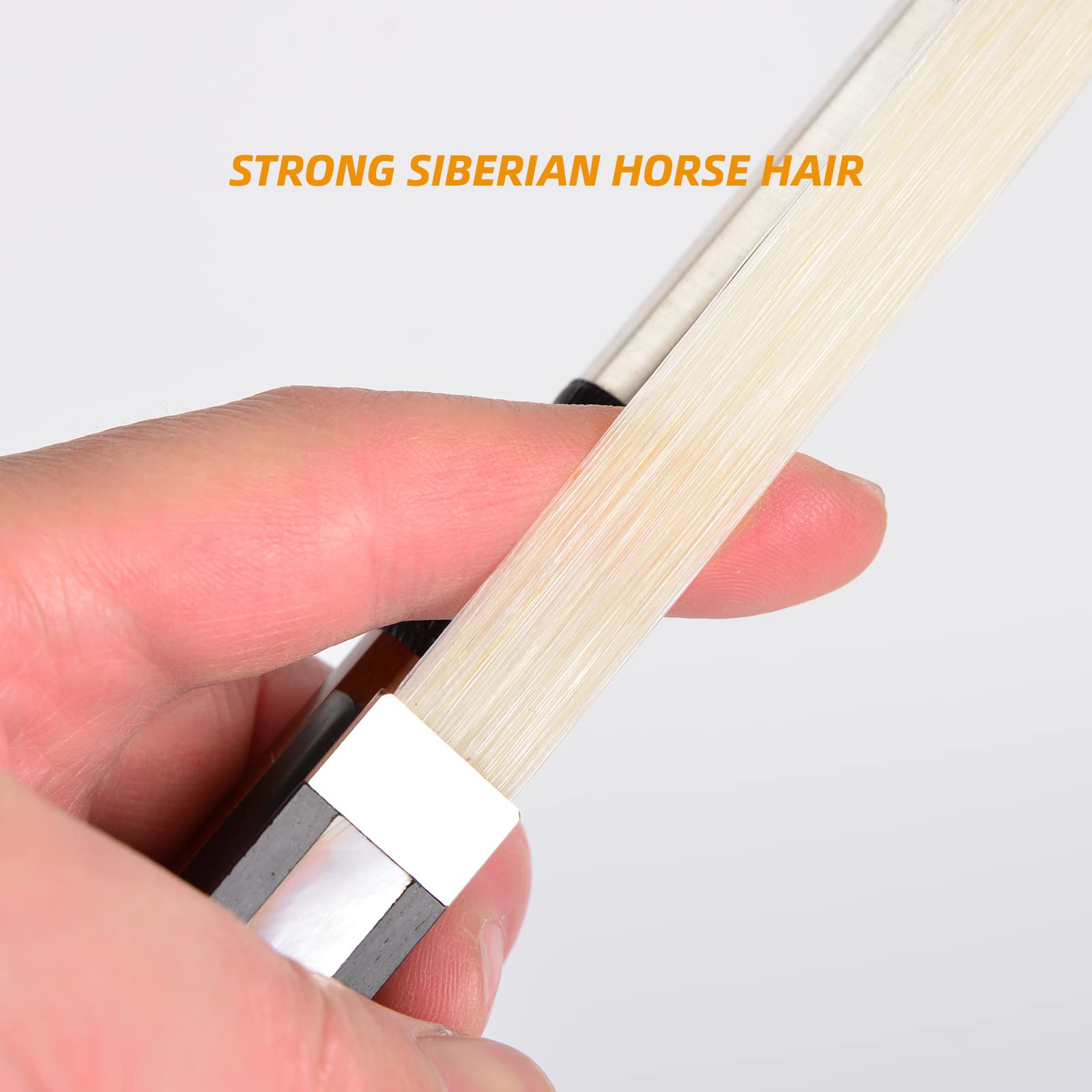 Arco de Cello WinsterBow IPE Wood Cello Bow Unbleached - Imagen 6