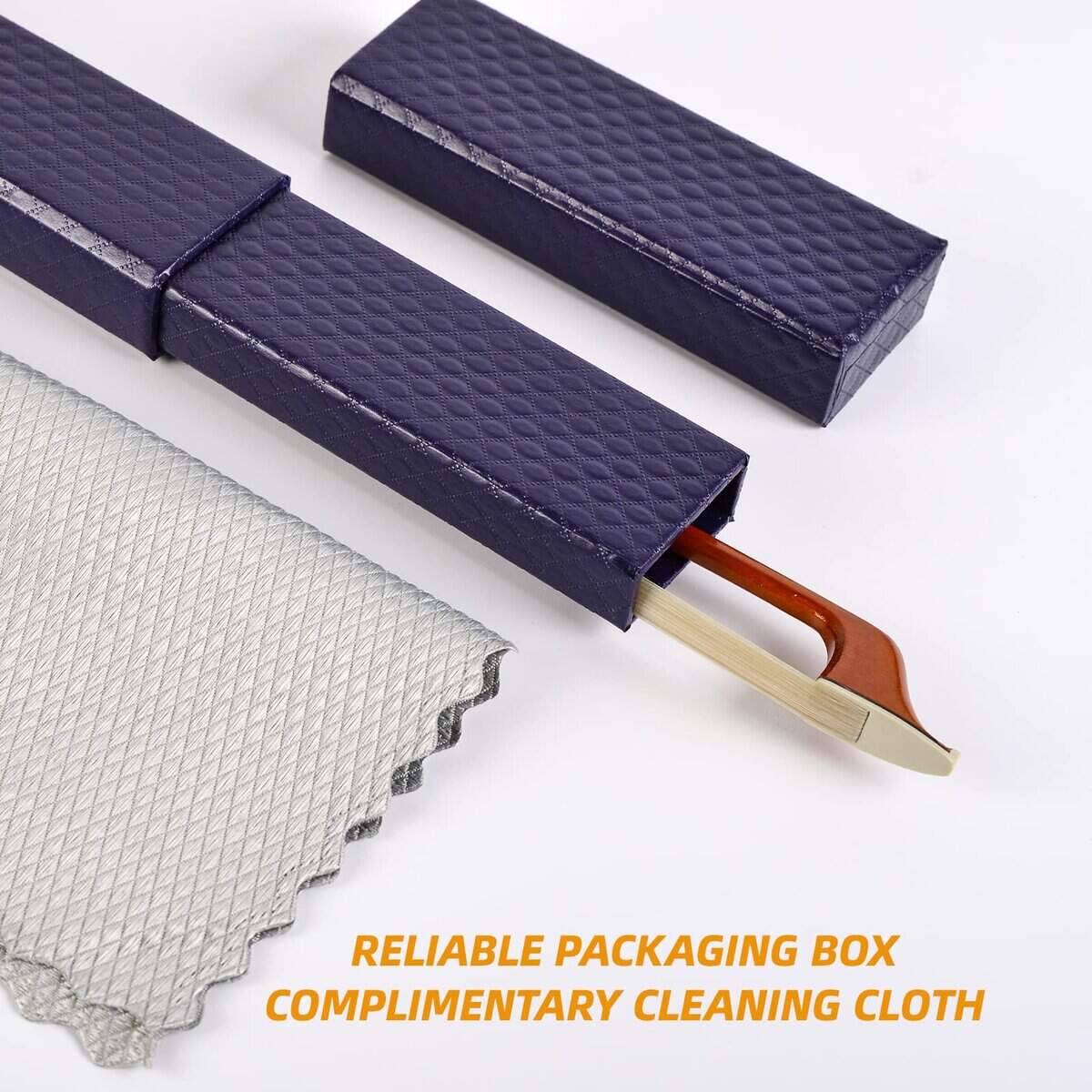 Arco de Cello WinsterBow IPE Wood Cello Bow Unbleached - Imagen 7