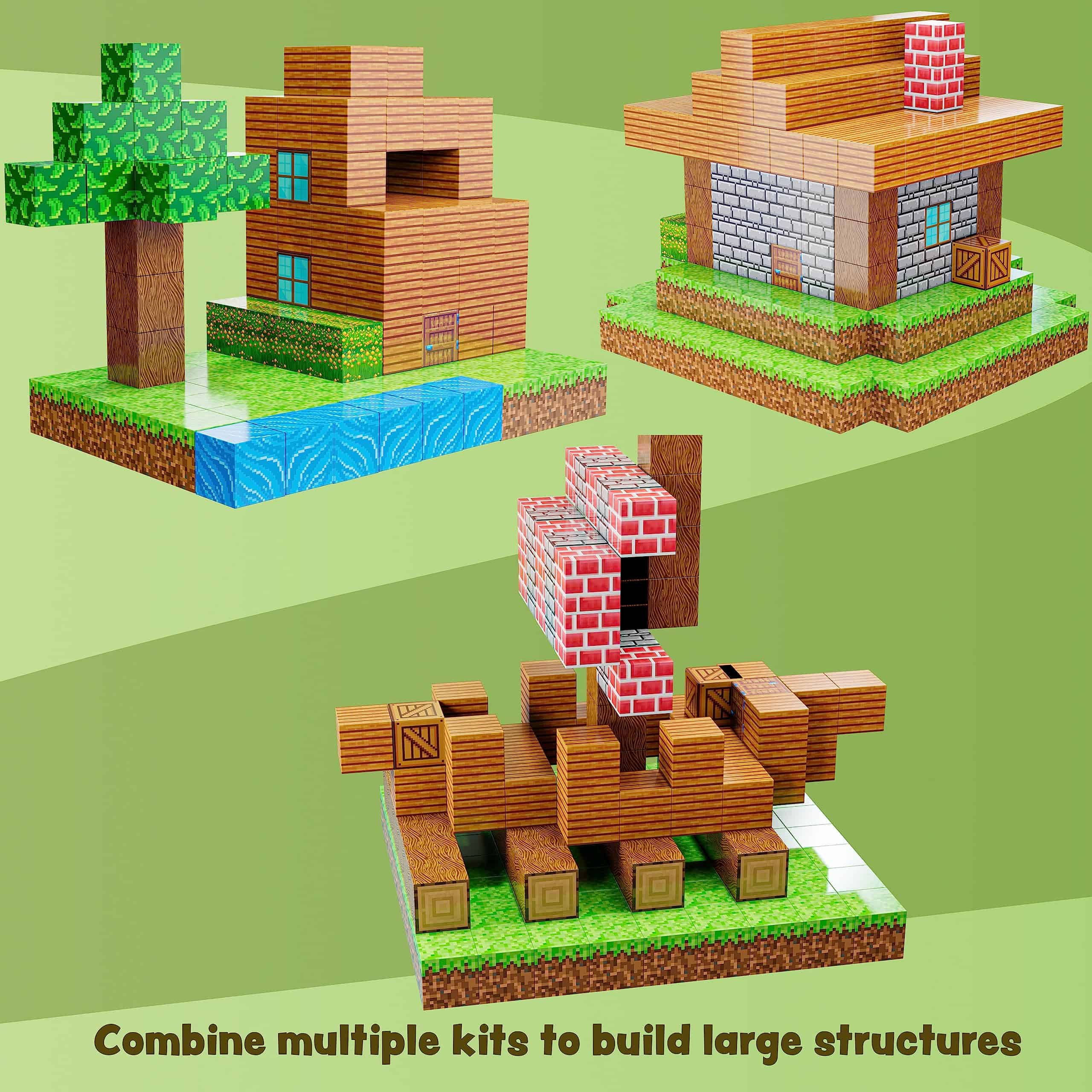 BrainSpark 100PCS Magnetic Pixel Cubes World Pack Edition - Imagen 9