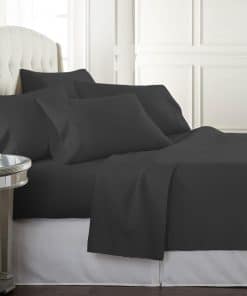 Juego de Sábanas King Danjor Linens de 6 Piezas - Sábana de