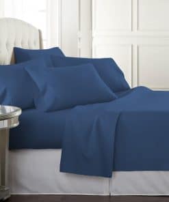 Juego de Sábanas King 6 Piezas Calidad Hotel con 4 Fundas