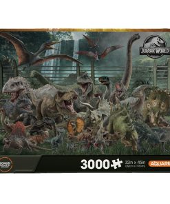 Rompecabezas AQUARIUS Jurassic World Size Chart de 3000