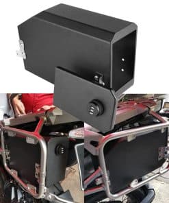 Caja de herramientas de aluminio para motocicletas con