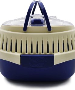 Transportadora de Viaje Azul para Pequeños Animales Hamster