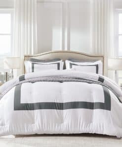 Juego de edredón tamaño King Sleep Zone, 7 Piezas Juego de