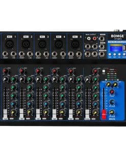 Mezclador de Audio Portátil Bluetooth BOMGE K7 con Consola