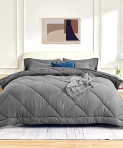 Juego de Edredón Tamaño King SLEEP ZONE, 7 Piezas Súper