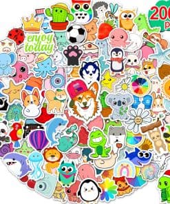 2000 Pcs Calcomanías para Niños, Calcomanías de Botellas de