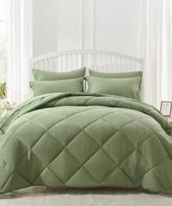 Gotroolhome Juego de Cama Queen en una Bolsa de 7 Piezas