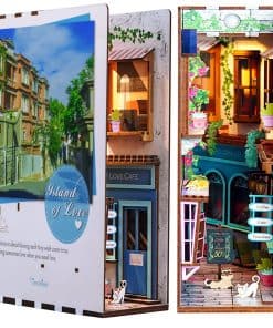 Kit de Rincón de Libros, Kit de Miniatura DIY Booknook,