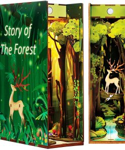 Kit de Rincon de Libro PZYO, Kit de Miniatura DIY para