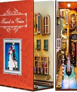 Kit de Rincón de Libro, Kit Miniatura de Booknook DIY, PZYO