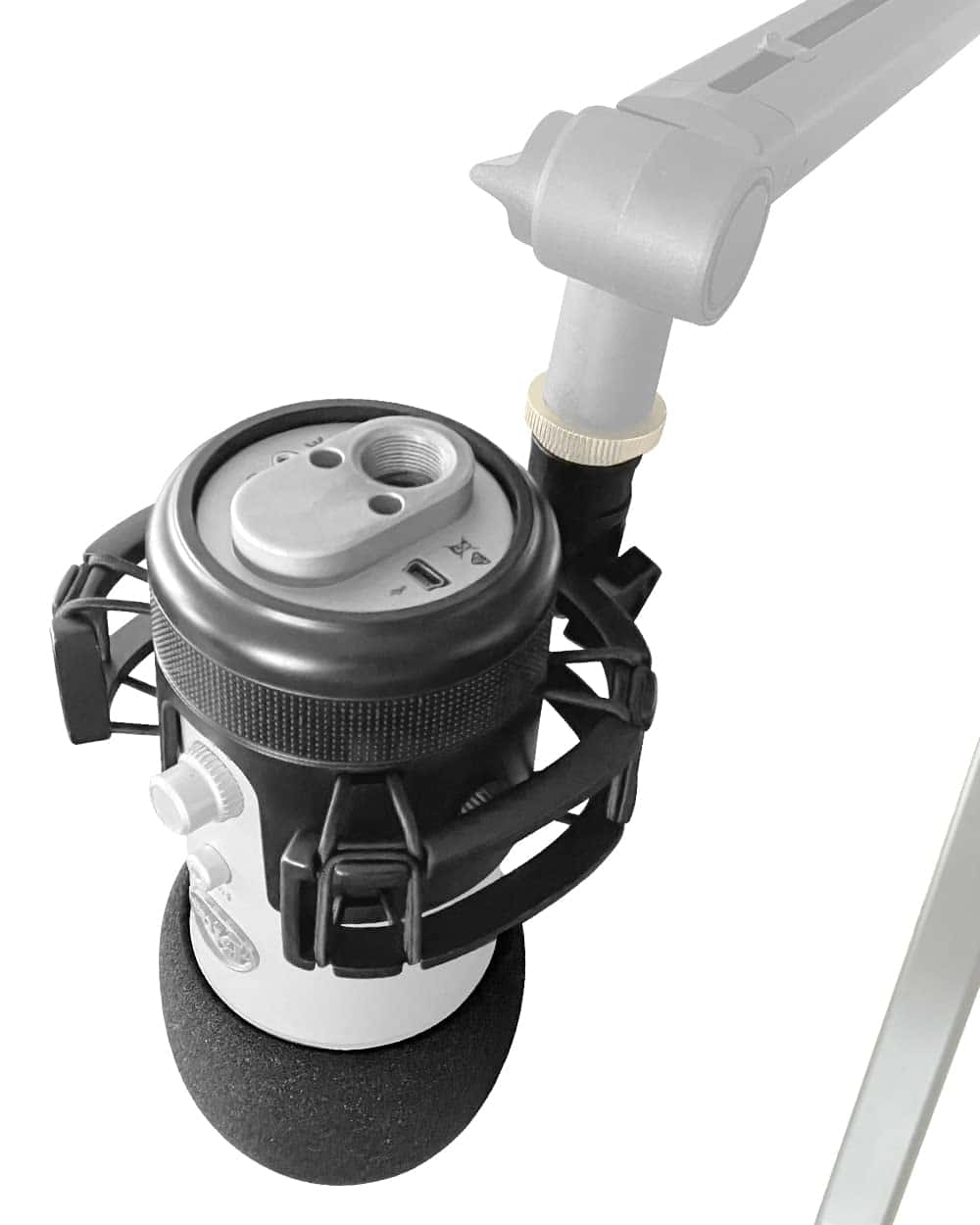 Montura de Choque para Micrófono Yeti con Filtro Pop