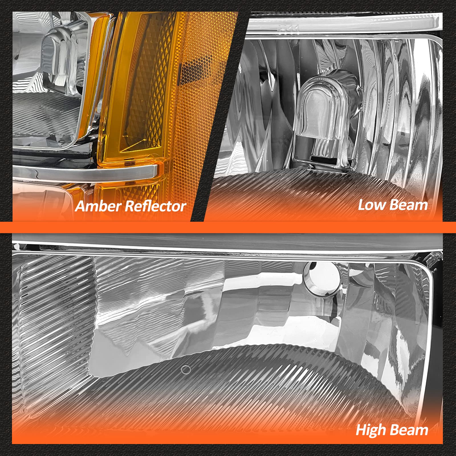 Conjunto de faros AXLAHA para Sierra 2007, 2008, 2009, - Imagen 8