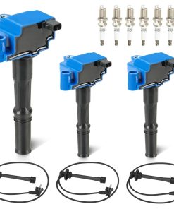 Conjunto Azul de 3 Bobinas de Encendido con 3 Bujías y 3