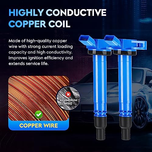 Paquete de bobinas de encendido para Lexus ES300h GS350 - Imagen 4