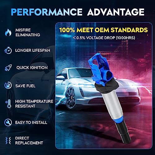 Paquete de bobinas de encendido para BMW 1 Series M 128i - Imagen 8