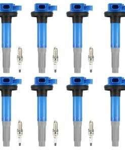 Paquete de Bobina de Encendido + Bujías de Iridio para Ford