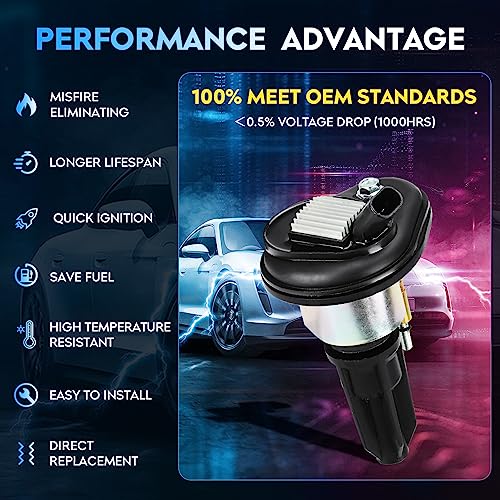 Paquete de bobinas de encendido negro para Buick Rainier - Imagen 8