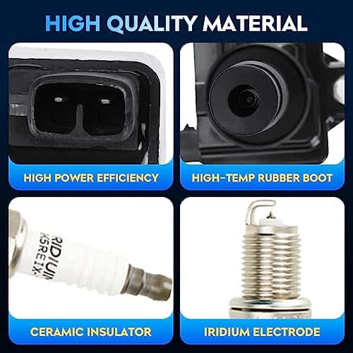 Paquete de bobina de encendido + bujías de iridio con cable - Imagen 4