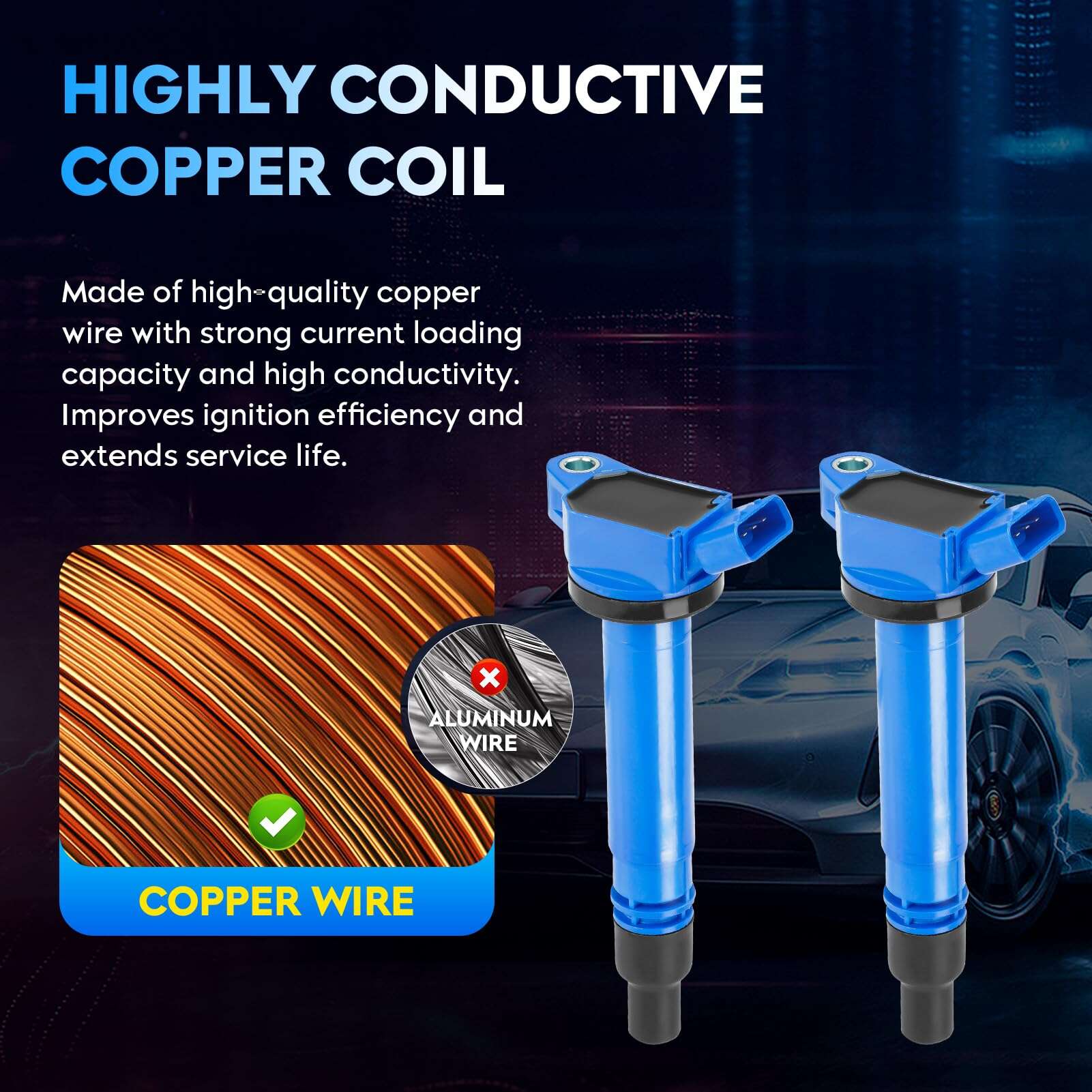 Paquete de Bobinas de Encendido para Lexus ES300h GS350 - Imagen 4