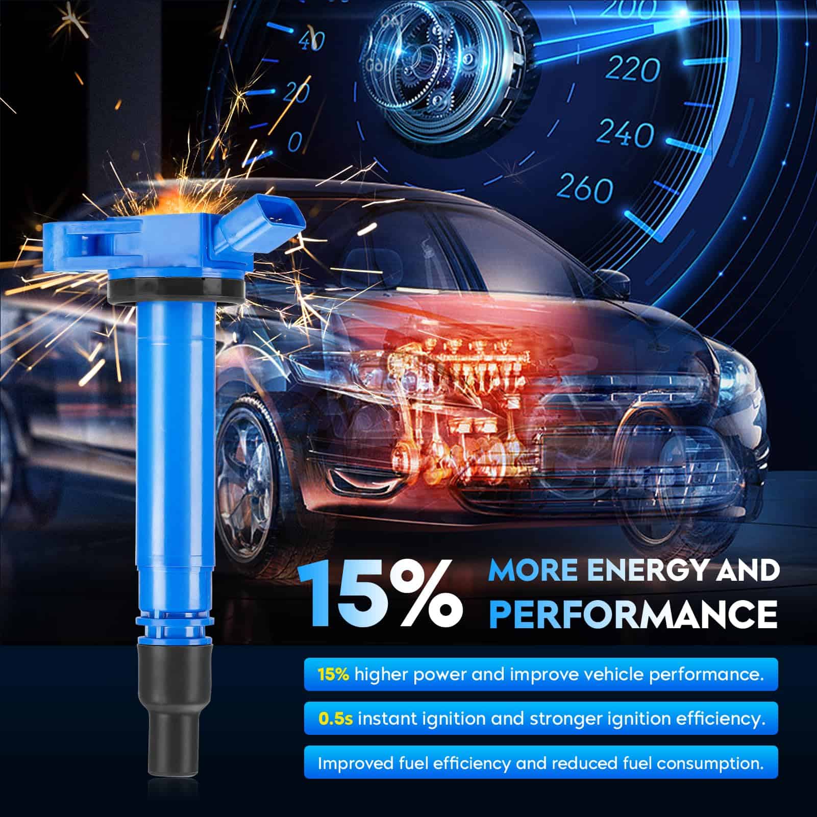 Paquete de Bobinas de Encendido para Lexus ES300h GS350 - Imagen 5