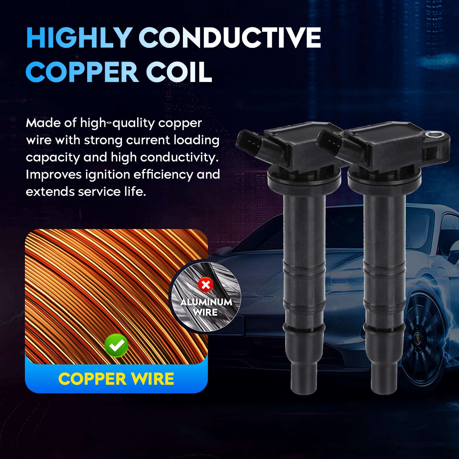 Paquete de Bobinas de Encendido para Lexus IS -48, 6 Pcs - Imagen 4