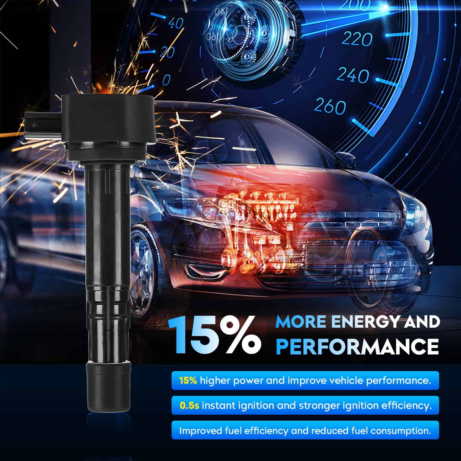 Paquete de Bobinas de Encendido para Acura MDX 2001-2005 - Imagen 5