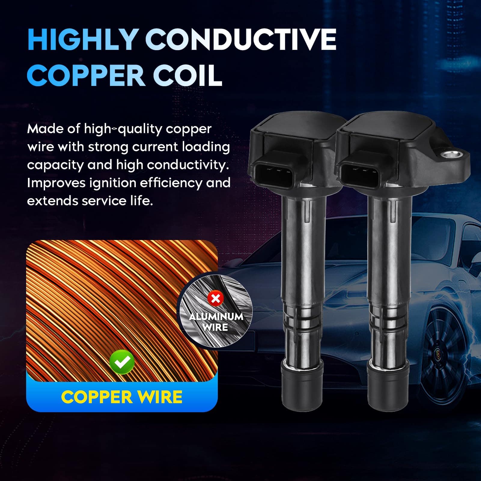 Paquete de Bobinas de Encendido para Acura MDX 2001-2005 - Imagen 4