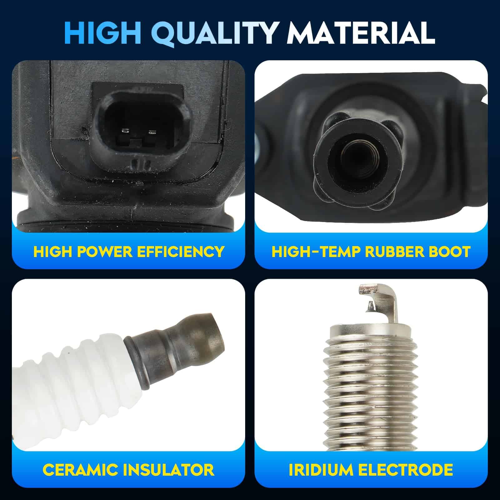 Paquete de bobinas de encendido para Chrysler 200 300 Town - Imagen 4