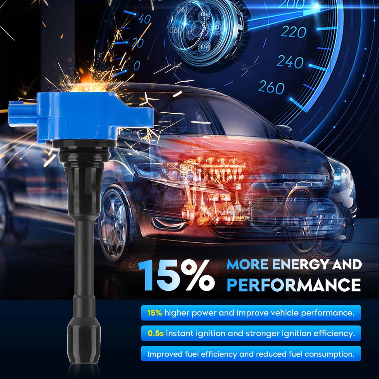 Paquete de Bobina de Encendido para NISSAN 370Z INFINITI - Imagen 5