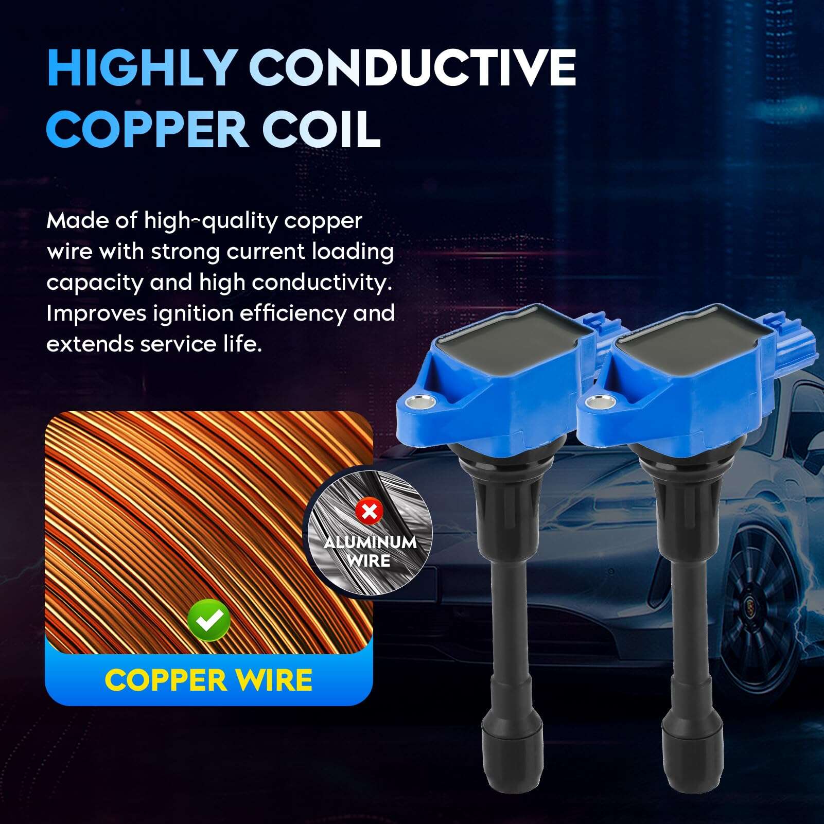 Paquete de Bobina de Encendido para NISSAN 370Z INFINITI - Imagen 4