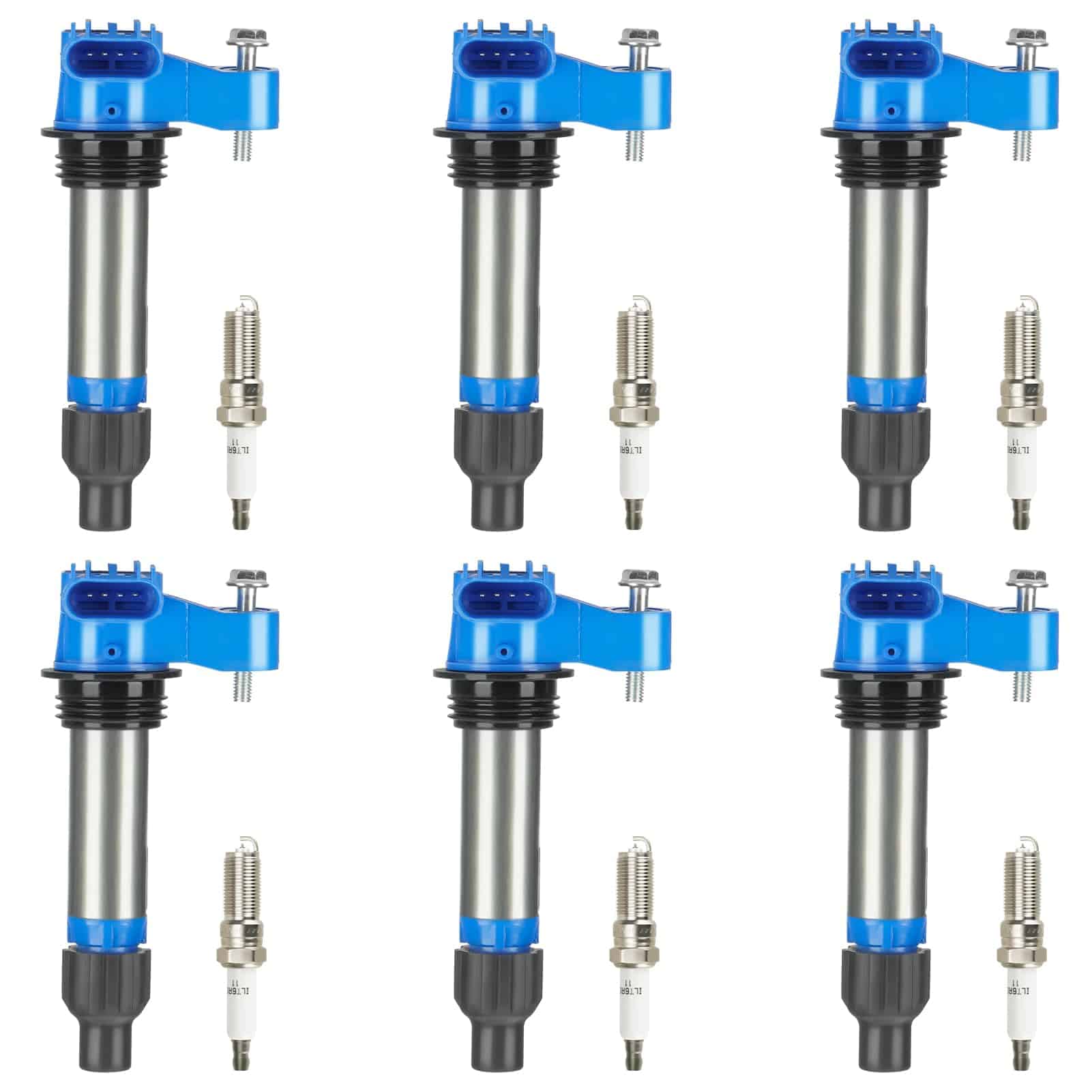 Conjunto de Bobina de Encendido + Bujías de Iridio para