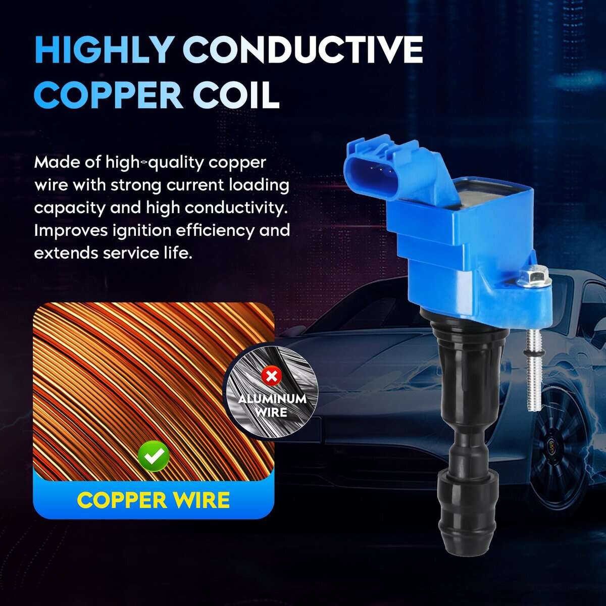 Paquete de Bobinas de Encendido para Buick LaCrosse Regal - Imagen 4