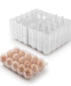 40 Pack de Cajas de Plástico para Huevos a Granel Baratas,