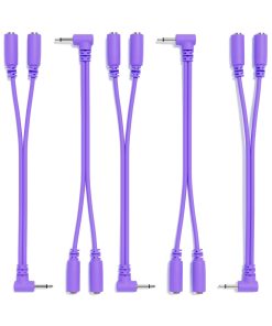 ExcelValley - 5-Pack - Cables Divisores Mono de Ángulo