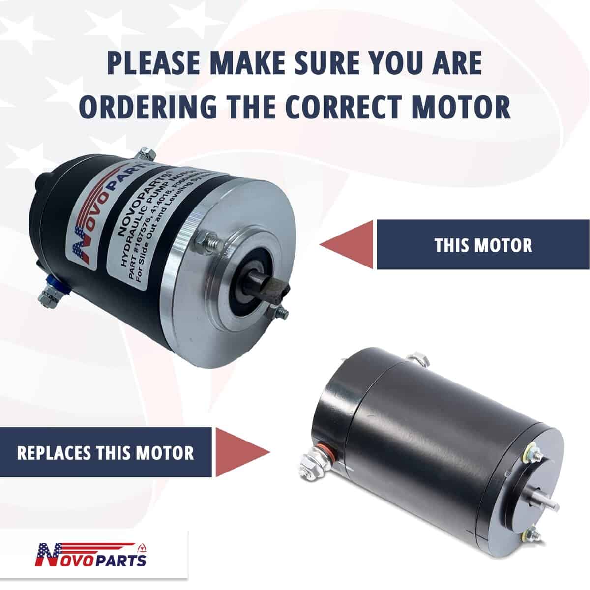 Motor de la bomba hidráulica del sistema de nivelación - Imagen 3