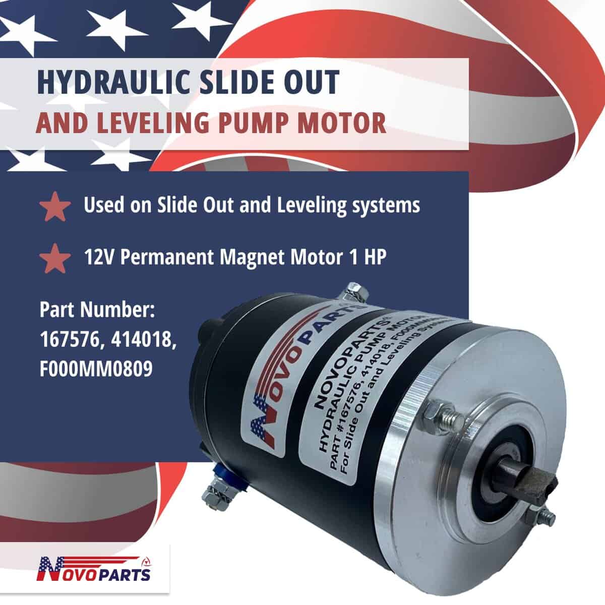 Motor de la bomba hidráulica del sistema de nivelación - Imagen 4