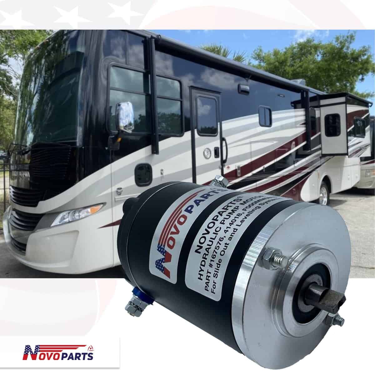 Motor de la bomba hidráulica del sistema de nivelación - Imagen 7