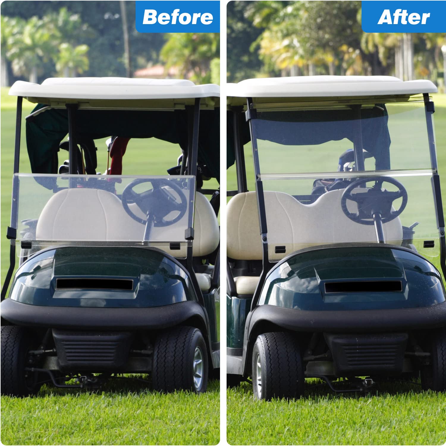 Parabrisas plegable y resistente a impactos para Carro de - Imagen 6