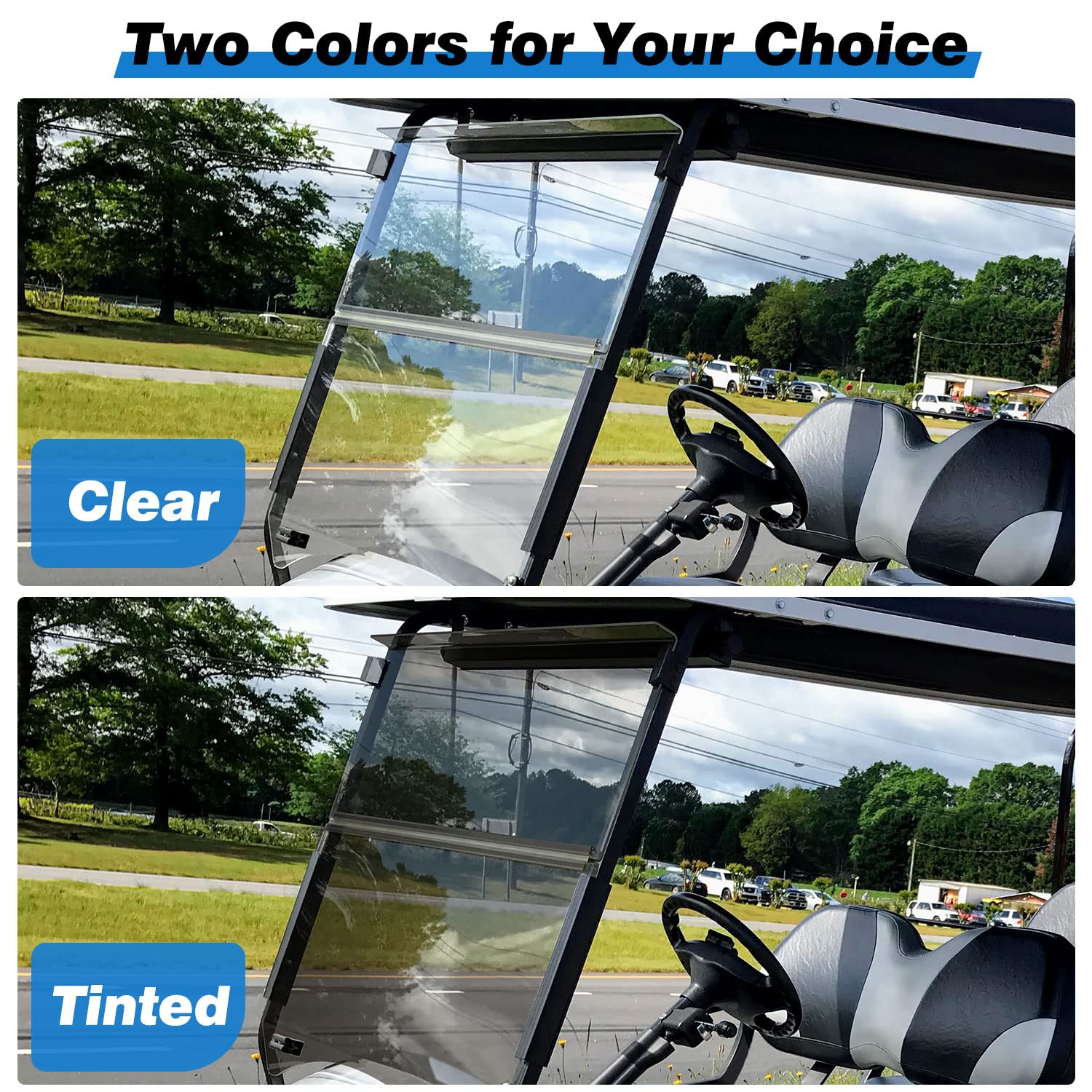 Parabrisas plegable y resistente a impactos para Carro de - Imagen 7